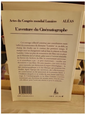 L'aventure du cinématographe – actes du Congrès mondial Lumière (1995)