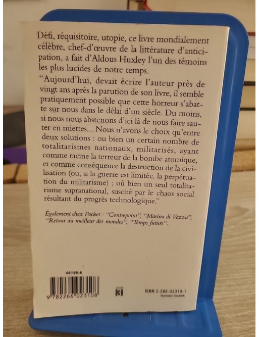 Le Meilleur des mondes - Aldous Huxley (édition Pocket 1988)