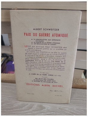 Paix ou guerre atomique - Réflexion sur le nucléaire et l'avenir de l'humanité