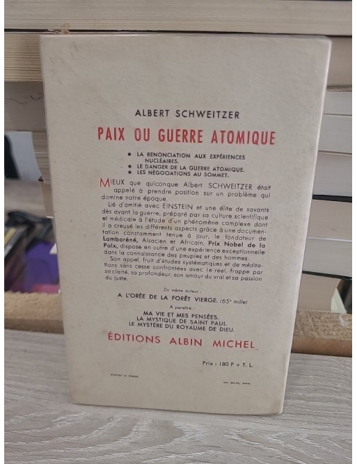 Paix ou guerre atomique - Réflexion sur le nucléaire et l'avenir de l'humanité