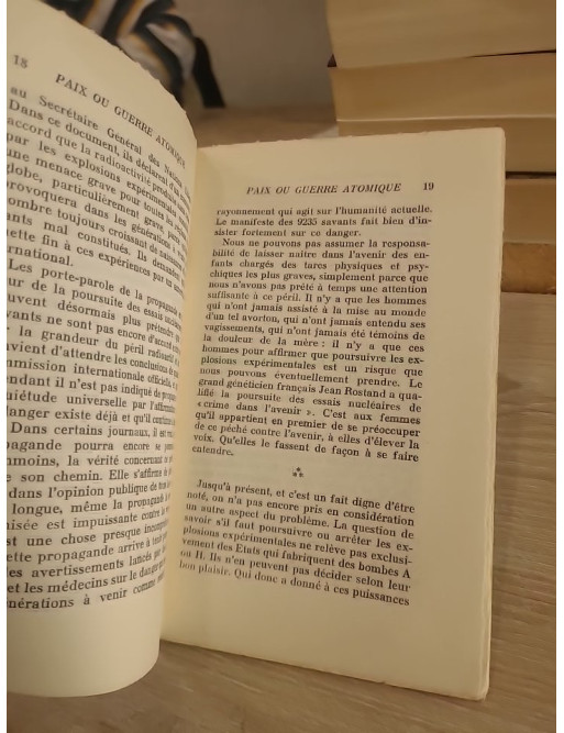 Paix ou guerre atomique - Réflexion sur le nucléaire et l'avenir de l'humanité