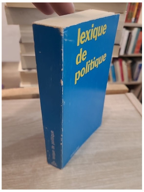 Lexique de politique - États, vie politique et relations internationales