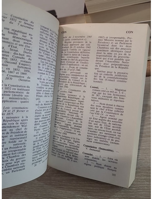 Lexique de politique - États, vie politique et relations internationales