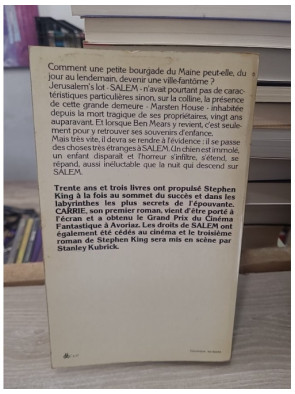 Salem - Roman d'horreur vampirique (Salem's Lot)