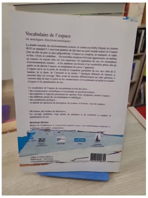 Vocabulaire de l'espace en musiques électroacoustiques - Concepts et analyse sonore
