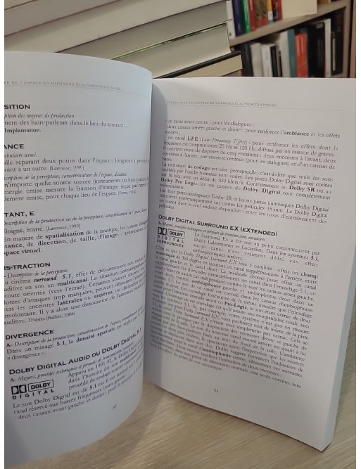 Vocabulaire de l'espace en musiques électroacoustiques - Concepts et analyse sonore